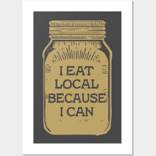 Eat Local Posters and Art